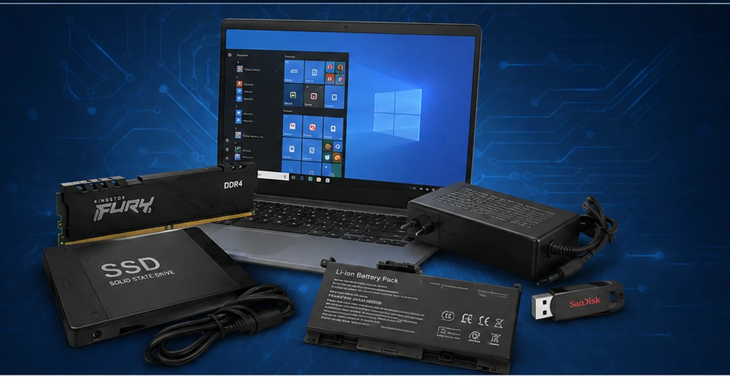 Componentes e acessórios de informática comercializados pela Magma Informática